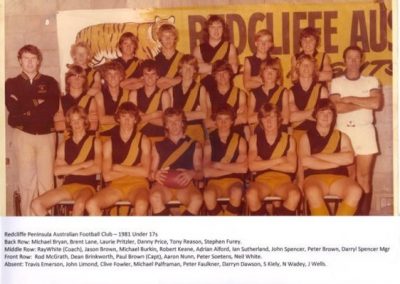 Redcliffe Tigers History 1981