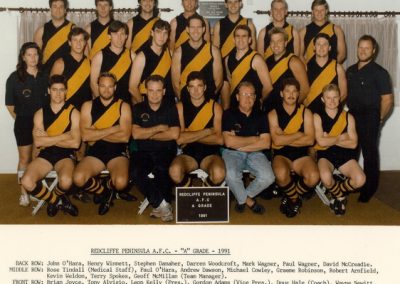 Redcliffe Tigers History 1991